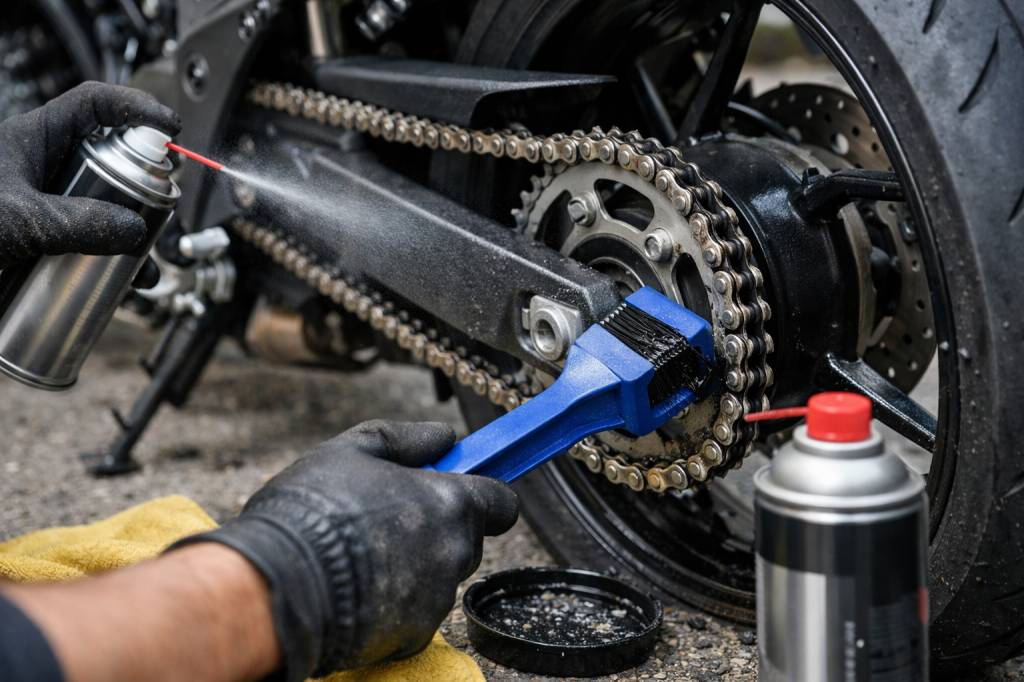 Comment nettoyer et entretenir correctement sa chaîne de moto pour prolonger sa durée de vie